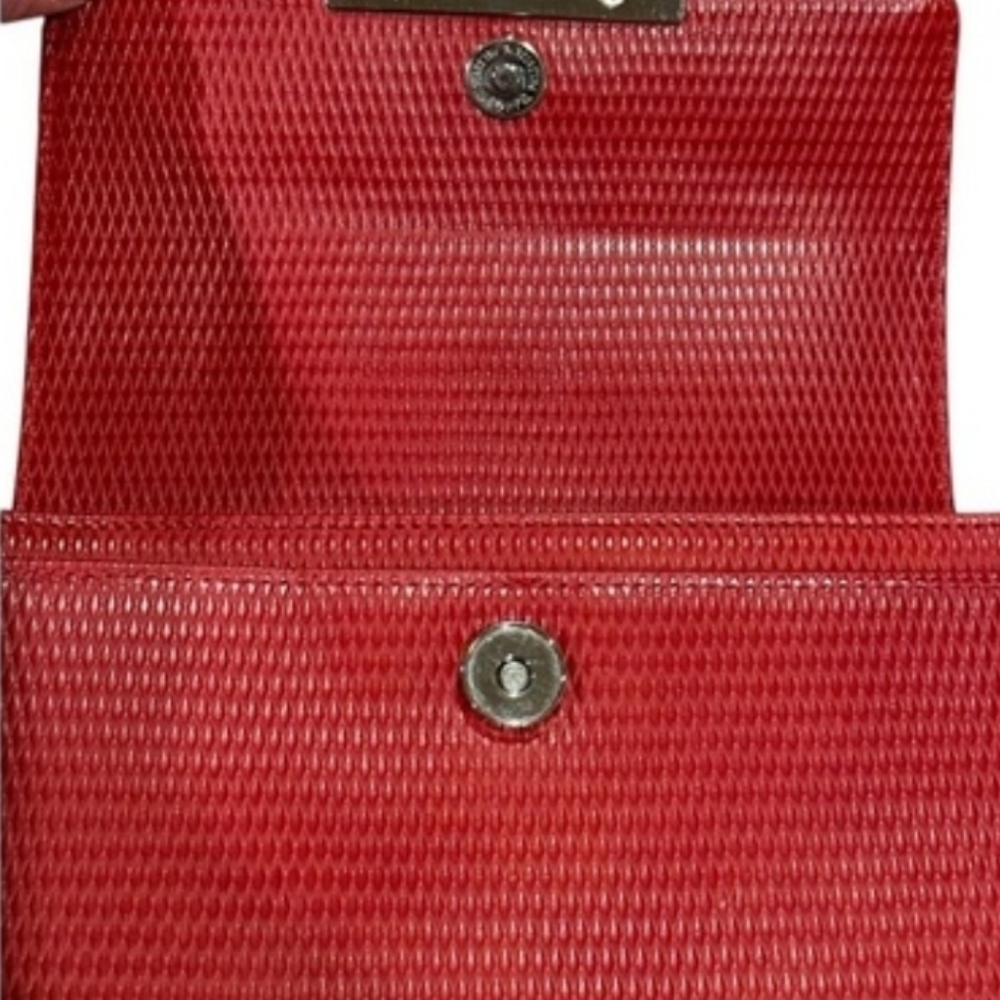 Vintage Yves Saint Laurent Rive Gauche Embossed Leather Structured Shoulder Bag - Picture 6 of 16